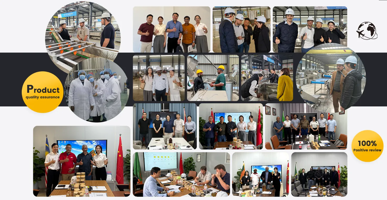 Customer visit photo collage
