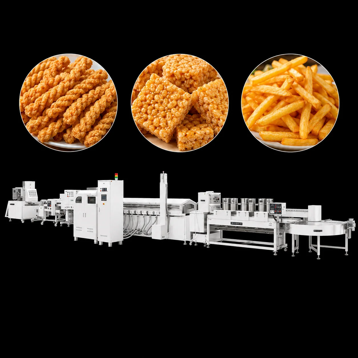 Snack Frying Production Line