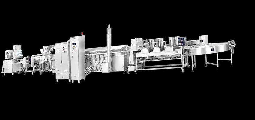 Customized frying production line